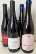 A mixed lot of 4 bottles,