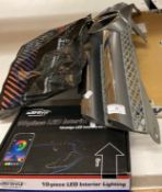 Mercedes grille, Auto Style 10-piece LED interior lighting, etc.