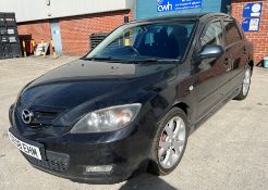 MAZDA 3 1.6 SPORT 5 DOOR HATCHBACK - Petrol - Black.