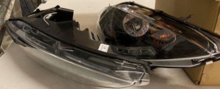 Two light clusters for a Mercedes.