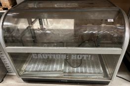 Lincat stainless steel commercial countertop glass-front large warming cupboard 240V (CWH Ref: L02