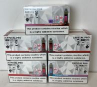 25 x items - Five cartons of Crystal Pro CP15K 2-in-1 vaping devices, 2% nicotine,