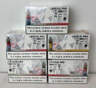 25 x items - Five cartons of Crystal Pro 15K 2-in-1 rechargeable vaping products,