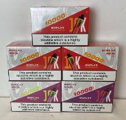25 x items - Five cartons of VAPLAY VP10000 mesh coil vaping devices,