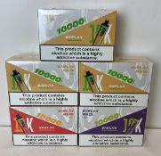 25 x items - Five cartons of VAPLAY VP10000 mesh coil vaping devices,