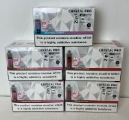 25 x items - Five cartons of Crystal Pro CP15K 2-in-1 vaping devices, 2% nicotine,