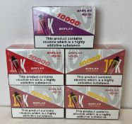 25 x items - Five cartons of VAPLAY VP10000 mesh coil vaping devices,