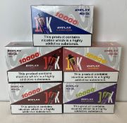 25 x items - Five cartons of VAPLAY VP10000 mesh coil vaping devices,