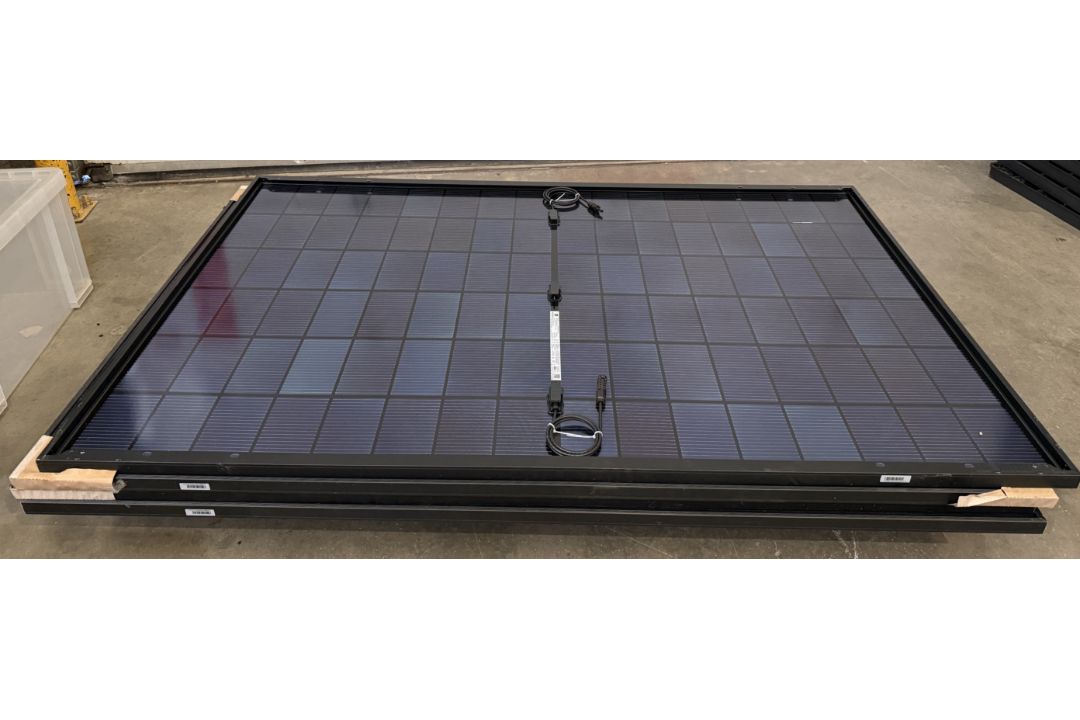 4 x Astronergy 455W bifacial solar panels, model CHSM48RN(DG)(BLH)/F-BH ...
