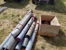 Qty of Grain Blower pipes and bends