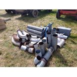 Qty of Grain Blower pipes and bends