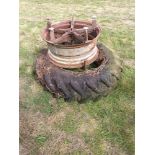 Pair Dual wheels for Ford 7600