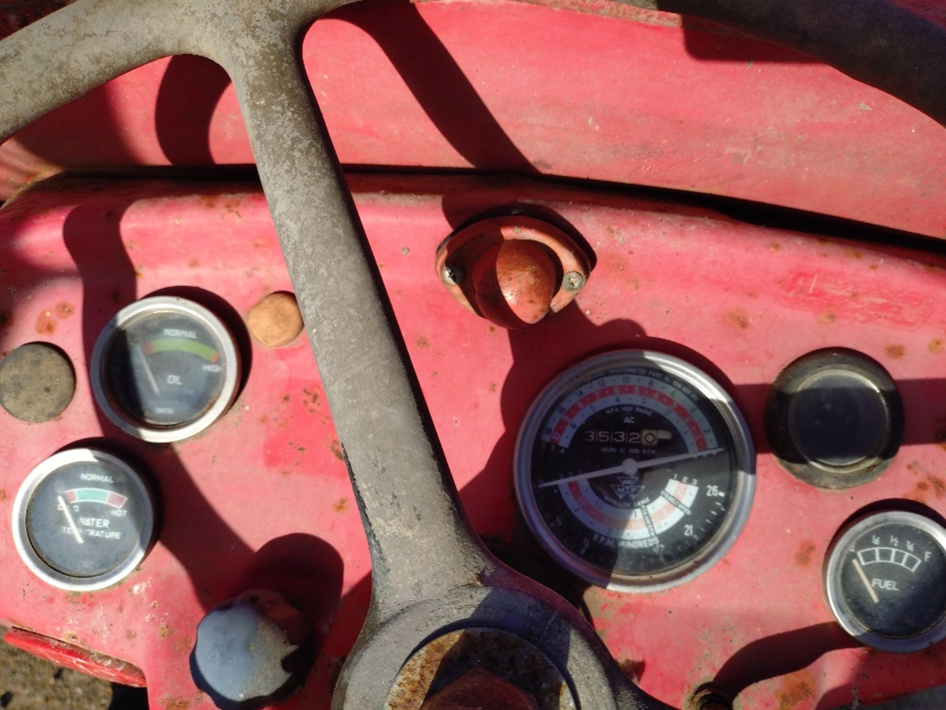 Massey Ferguson 135 with Fore end loader, 35,320 hours, Reg: RBJ 7IF, no VAT on this lot. - Image 11 of 11