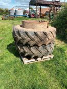 Pair stocks dual wheels 16.