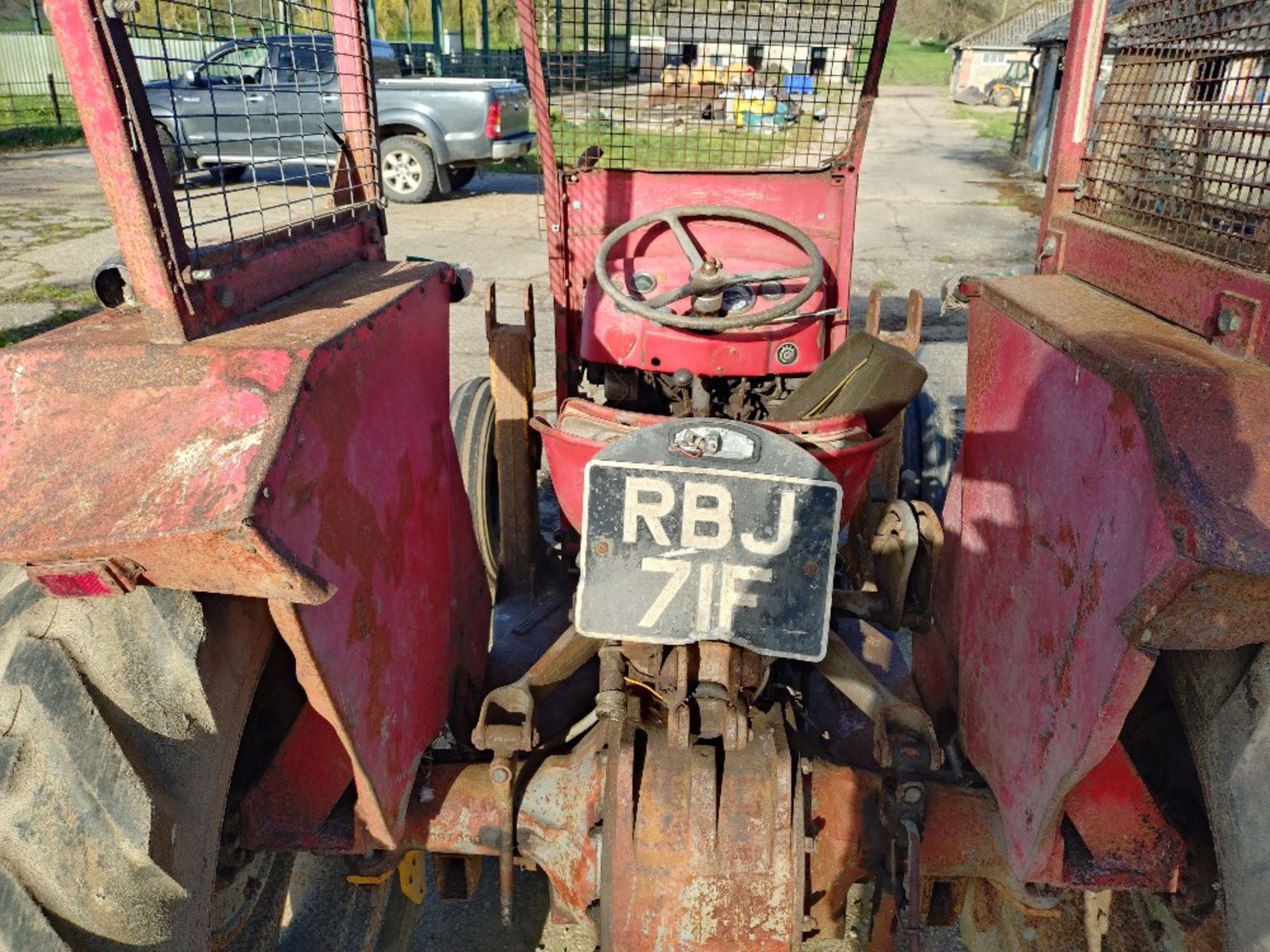 Massey Ferguson 135 with Fore end loader, 35,320 hours, Reg: RBJ 7IF, no VAT on this lot. - Image 7 of 11