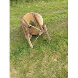 Scrap cement mixer tractor mounted
