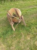 Scrap cement mixer tractor mounted