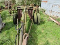 Vintage Farm Made single Leg Mole Plough