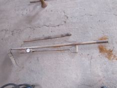 3 x Tile drain tools