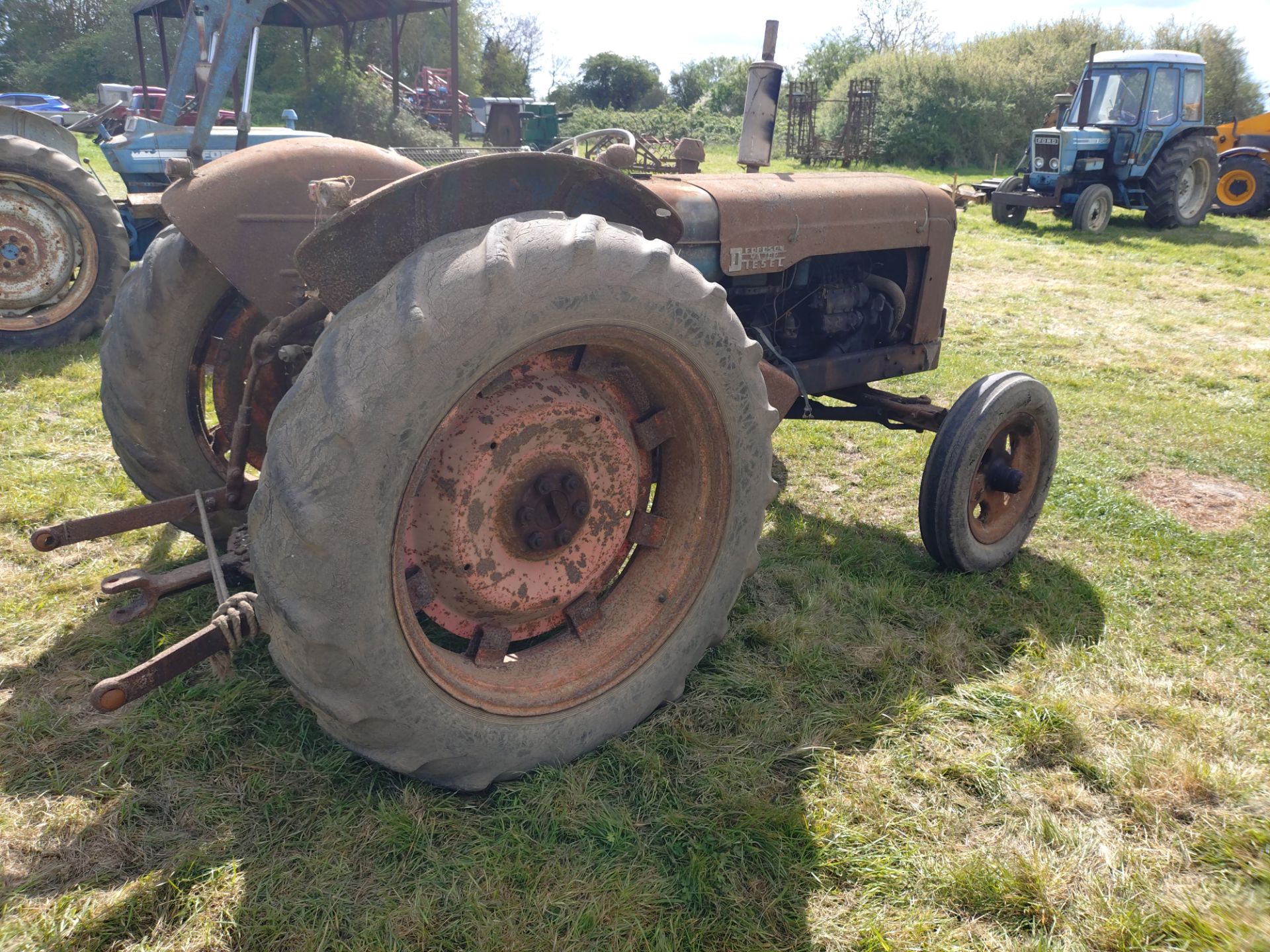 Fordson Major, diesel, 6,282 hours, advised working order, with Pulley drive. - Image 12 of 12