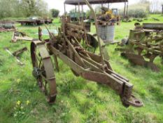 Vintage Single Leg Mole plough