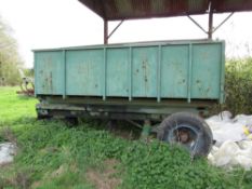 Legg high lift 5T tipping trailer,