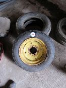 3 x 16 /600 tyres and one centre