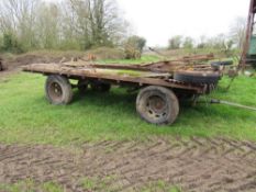 Wooden flat bed trailer 16ft 6