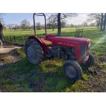 Massey Ferguson 65, 53,333 hours, Reg: 452 DBJ, no VAT on this lot.