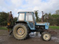 Ford 7600 2wd tractor, on farm since new, good tyres c/w McConnell Power arm 44 hedge cutter,