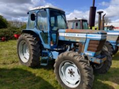 Ford 8200 4wd tractor, Reg: WBJ 608 X, 6,347 hours, poor tyres. Reg date 01/06/82.