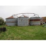 4 x Outdoor Grain bins. 3 x 75t and 1 x 100t.