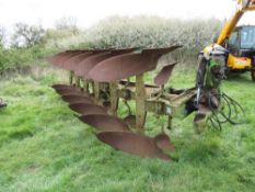 Dowdeswell DP7E 6 furrow reversible plough with UCN bodies
