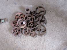 Qty Pulley wheels