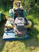 John Deere 17HP Ride on Mower spares or repair. No VAT on this lot.