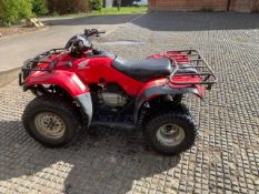 Honda Quad Bike, Reg: Q354 ODV, no VAT on this lot.