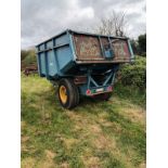 Bunning 7T dump trailer with tail board