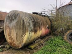 Scrap liquid fertiliser tank