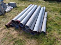 Qty of Grain Blower pipes and bends