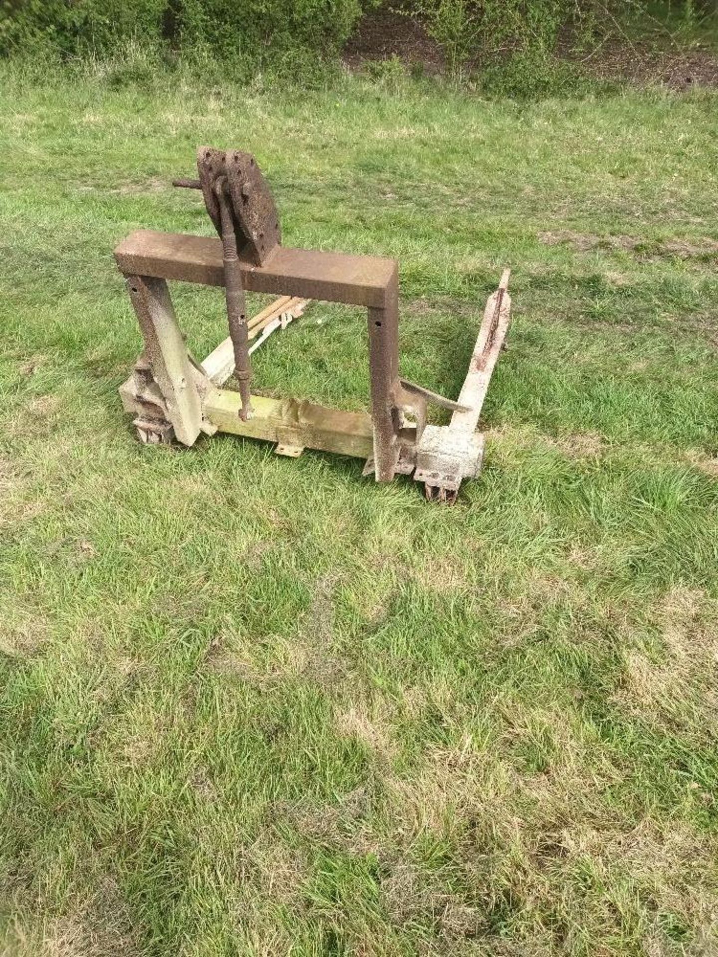 Homemade bale spike