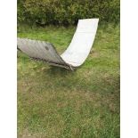 Quantity of curved galvanised iron sheeting as new, various lengths,