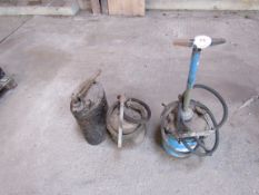 3 x Old grease dispensers