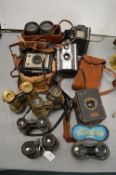 Vintage Cameras and Binoculars