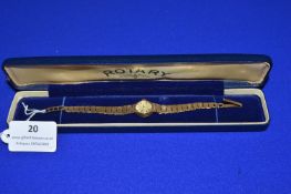 Rotary 9ct Gold Lady’s Wristwatch ~14.2g gross