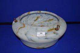 1930’s Coloured Glass Ceiling Light Shade