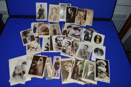 Vintage Movie and Theatre Star Postcards Including Some Autographed