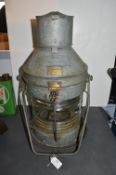 Meteorite Galvanised Original Ships Lamp “Not Under Command”