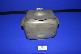 Don Pewter Art & Crafts Tea Caddy