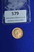 King Edward 1904 Gold Half Sovereign