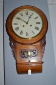 Victorian Inlaid Wall Clock